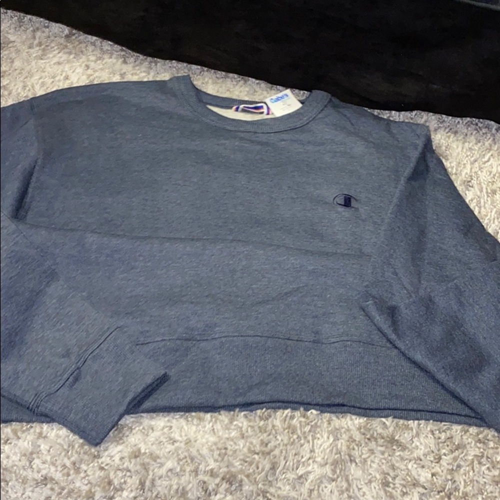 Navy champion sweatshirt